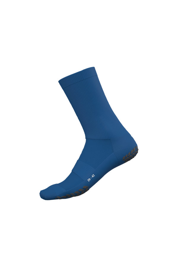 Meias de Desporto Antiderrapantes Unissexo-Azul Royal Escuro-35/38 EU-RAG-Tailors-Fardas-e-Uniformes-Vestuario-Pro