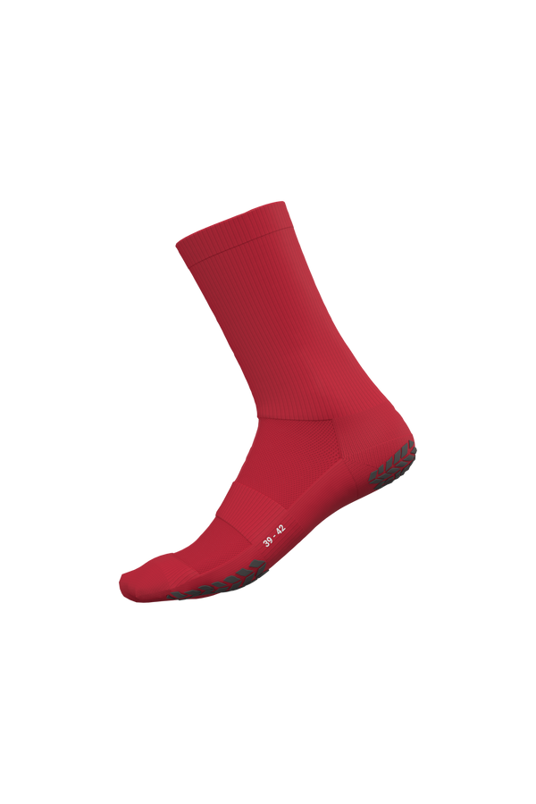 Meias de Desporto Antiderrapantes Unissexo-Vermelho Desportivo-35/38 EU-RAG-Tailors-Fardas-e-Uniformes-Vestuario-Pro