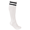 Meias de Desporto às Riscas Unissexo-Branco / Preto-27/30 EU-RAG-Tailors-Fardas-e-Uniformes-Vestuario-Pro