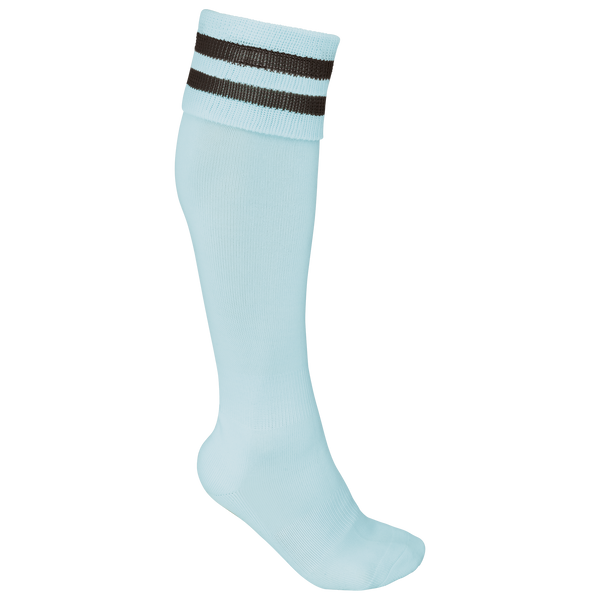 Meias de Desporto às Riscas Unissexo-Menta Gelo / Cinzento Escuro-35/38 EU-RAG-Tailors-Fardas-e-Uniformes-Vestuario-Pro
