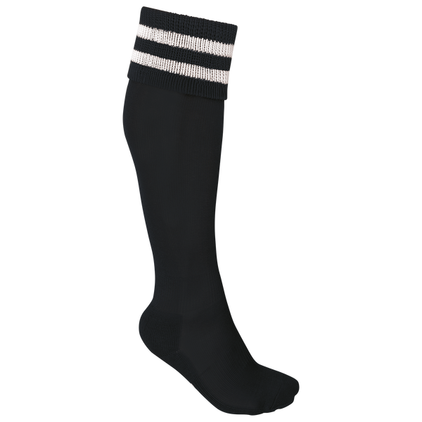 Meias de Desporto às Riscas Unissexo-Preto / Branco-27/30 EU-RAG-Tailors-Fardas-e-Uniformes-Vestuario-Pro