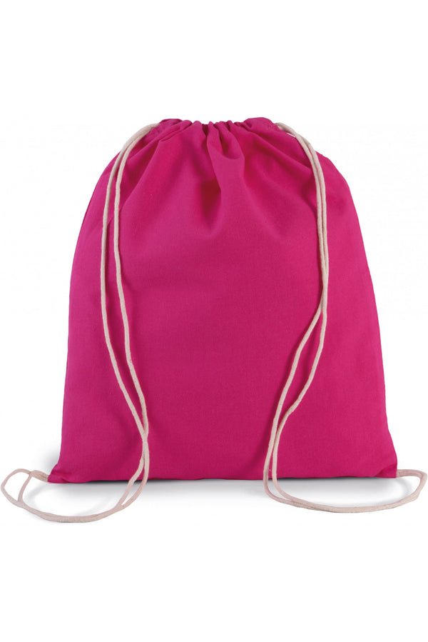 Mochila pequena em algodão biológico com cordões-Magenta-Único-RAG-Tailors-Fardas-e-Uniformes-Vestuario-Pro