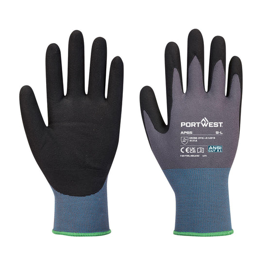 NPR Pro Nitrilo Espuma-Preto/Cinzento-XS-RAG-Tailors-Fardas-e-Uniformes-Vestuario-Pro