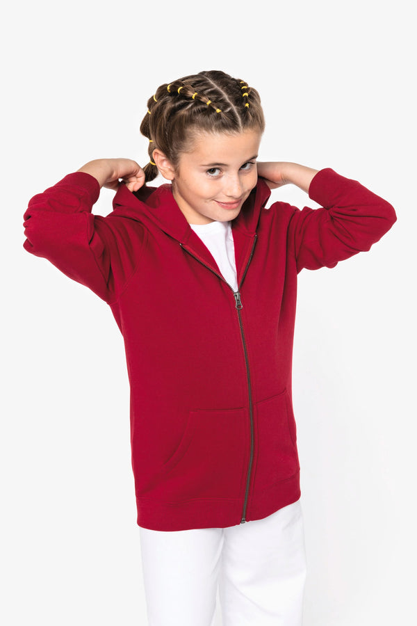 Sweatshirt com Capuz e Fecho Criança-RAG-Tailors-Fardas-e-Uniformes-Vestuario-Pro