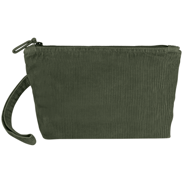 Necessaire Eco em Veludo Canelado-Cáqui Orgânico Lavado-Único-RAG-Tailors-Fardas-e-Uniformes-Vestuario-Pro