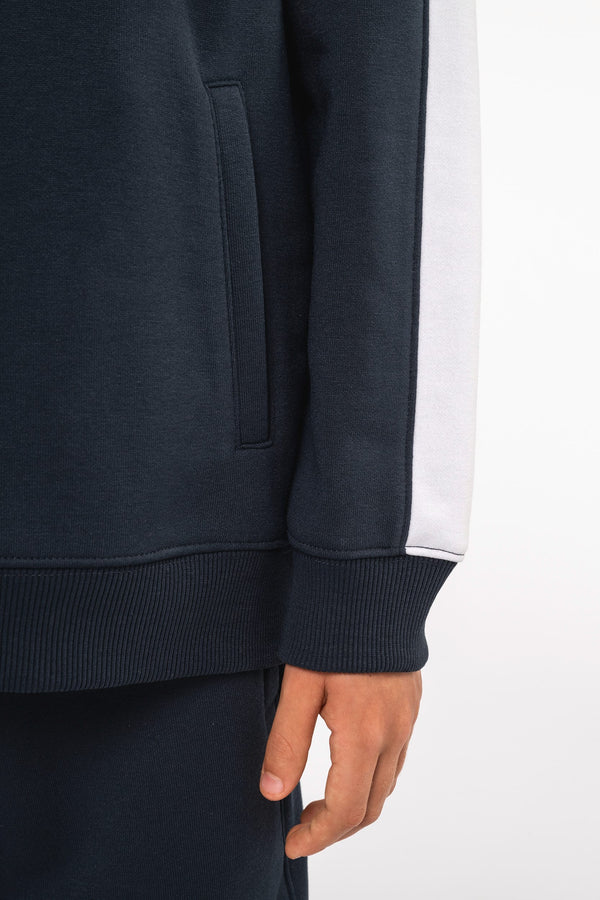 Sweatshirt com Capuz Bicolor de Criança-RAG-Tailors-Fardas-e-Uniformes-Vestuario-Pro