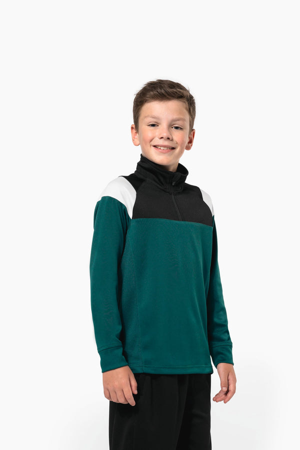 Sweatshirt de Desporto Meio Fecho Criança-RAG-Tailors-Fardas-e-Uniformes-Vestuario-Pro