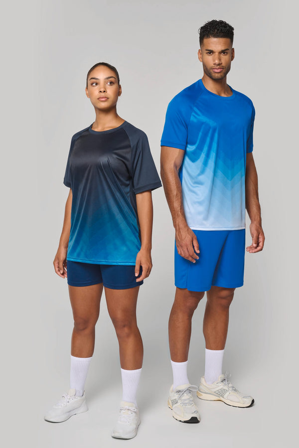 T-shirt Multidesporto em Poliéster Sublimado Unissexo-RAG-Tailors-Fardas-e-Uniformes-Vestuario-Pro