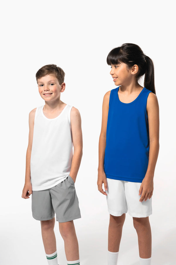 T-shirt de Desporto Sem Mangas de Criança-RAG-Tailors-Fardas-e-Uniformes-Vestuario-Pro