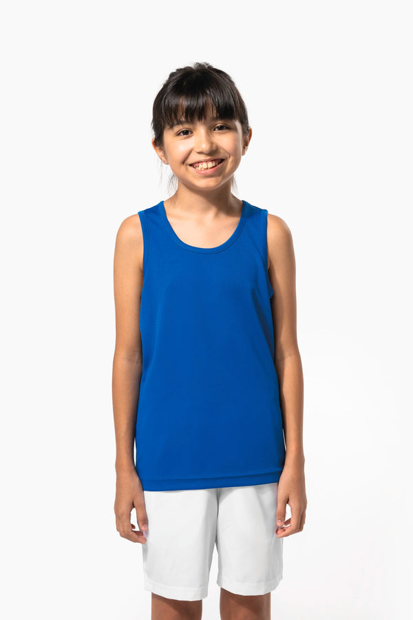 T-shirt de Desporto Sem Mangas de Criança-RAG-Tailors-Fardas-e-Uniformes-Vestuario-Pro