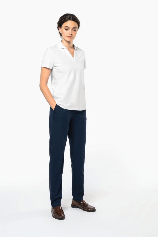 Polo Gola em V Supima® Senhora-RAG-Tailors-Fardas-e-Uniformes-Vestuario-Pro