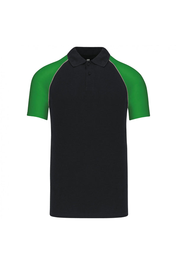 POLO BASEBALL HOMEM BICOLOR-RAG-Tailors-Fardas-e-Uniformes-Vestuario-Pro