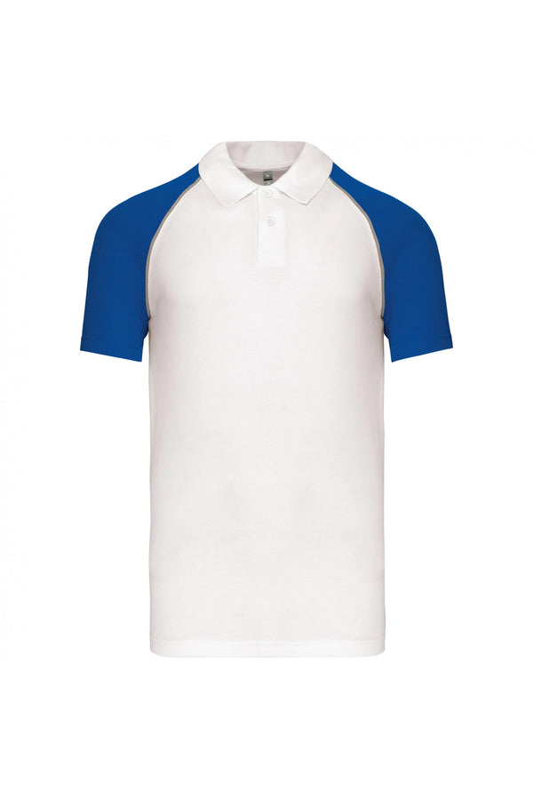 POLO BASEBALL HOMEM BICOLOR-RAG-Tailors-Fardas-e-Uniformes-Vestuario-Pro
