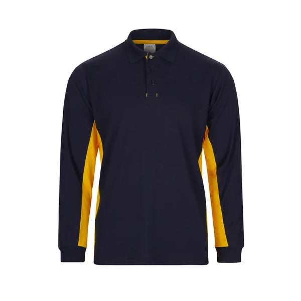 POLO BICOLOR DE MANGA COMPRIDA (1 de 2)-RAG-Tailors-Fardas-e-Uniformes-Vestuario-Pro