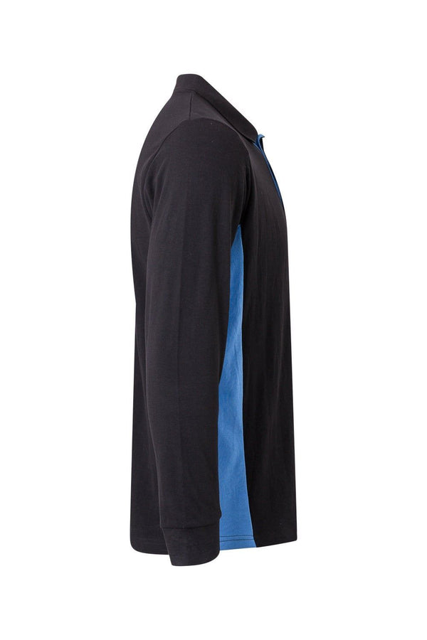 POLO BICOLOR DE MANGA COMPRIDA-RAG-Tailors-Fardas-e-Uniformes-Vestuario-Pro