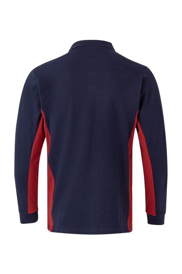 POLO BICOLOR DE MANGA COMPRIDA-RAG-Tailors-Fardas-e-Uniformes-Vestuario-Pro