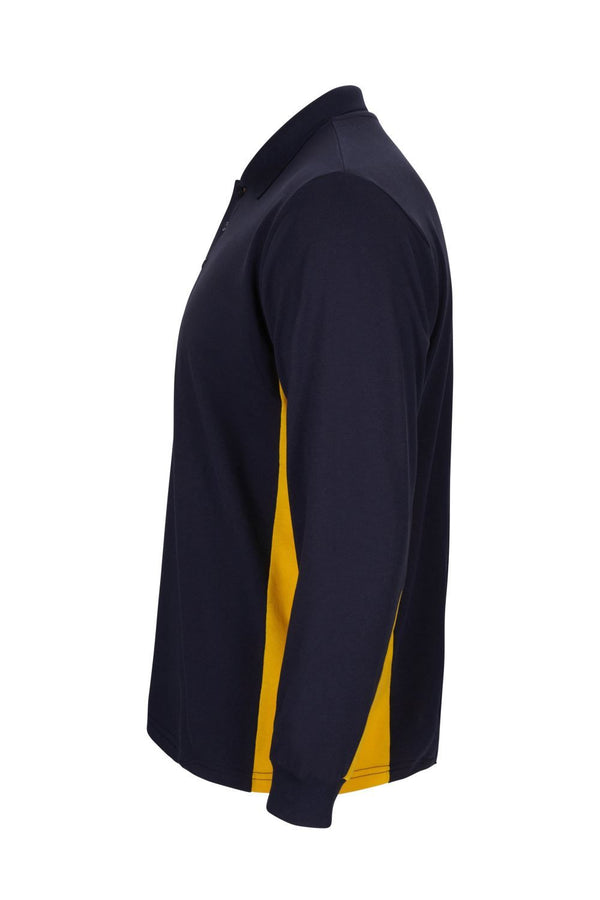 POLO BICOLOR DE MANGA COMPRIDA-RAG-Tailors-Fardas-e-Uniformes-Vestuario-Pro