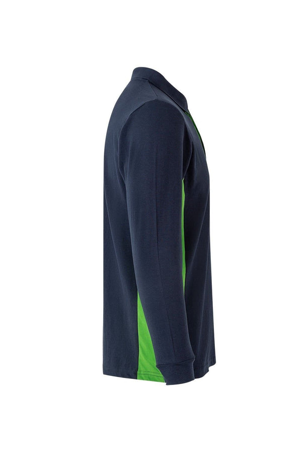 POLO BICOLOR DE MANGA COMPRIDA-RAG-Tailors-Fardas-e-Uniformes-Vestuario-Pro