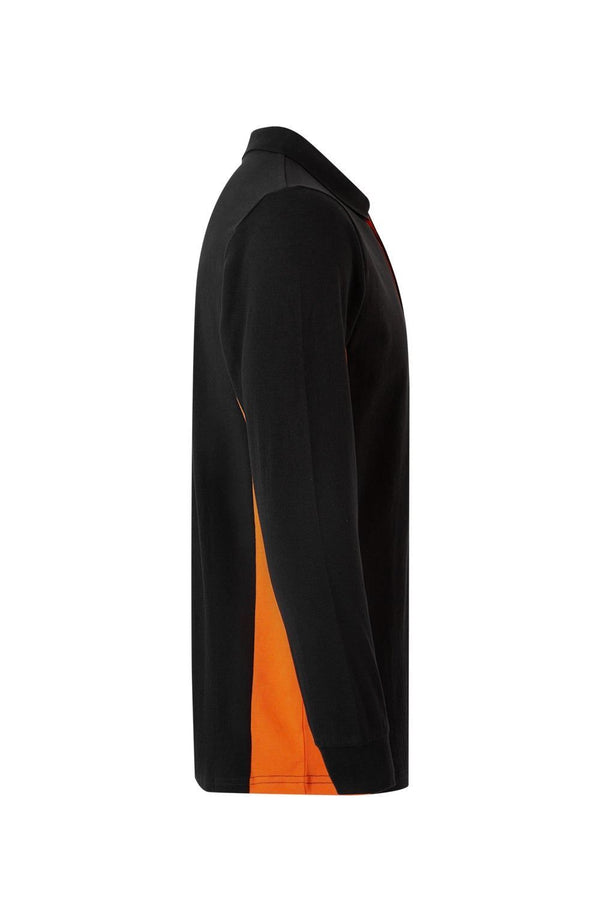 POLO BICOLOR DE MANGA COMPRIDA-RAG-Tailors-Fardas-e-Uniformes-Vestuario-Pro
