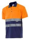 POLO BICOLOR DE MANGA CURTA DE ALTA VISIBILIDADE-RAG-Tailors-Fardas-e-Uniformes-Vestuario-Pro