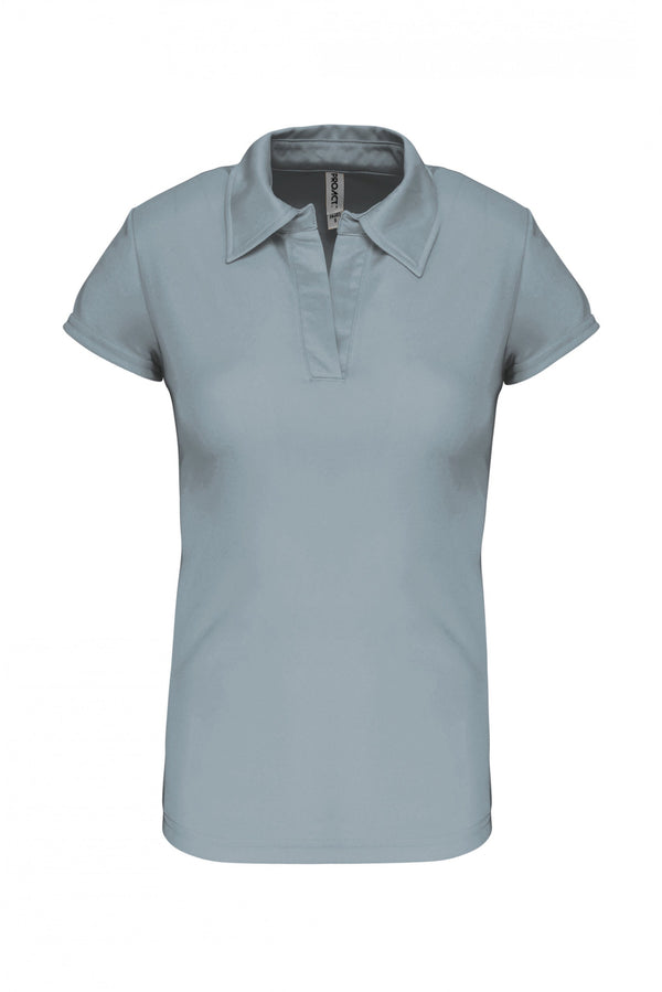 POLO DE SENHORA DE DESPORTO-Fine Grey-XS-RAG-Tailors-Fardas-e-Uniformes-Vestuario-Pro