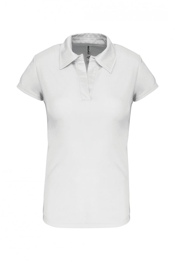 POLO DE SENHORA DE DESPORTO-Branco-XS-RAG-Tailors-Fardas-e-Uniformes-Vestuario-Pro