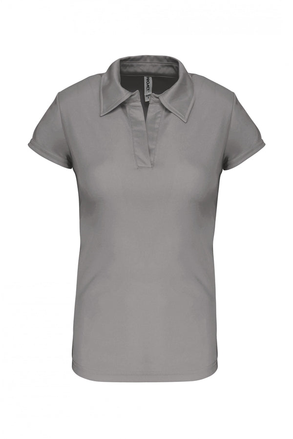 POLO DE SENHORA DE DESPORTO-Grey Melange-XS-RAG-Tailors-Fardas-e-Uniformes-Vestuario-Pro