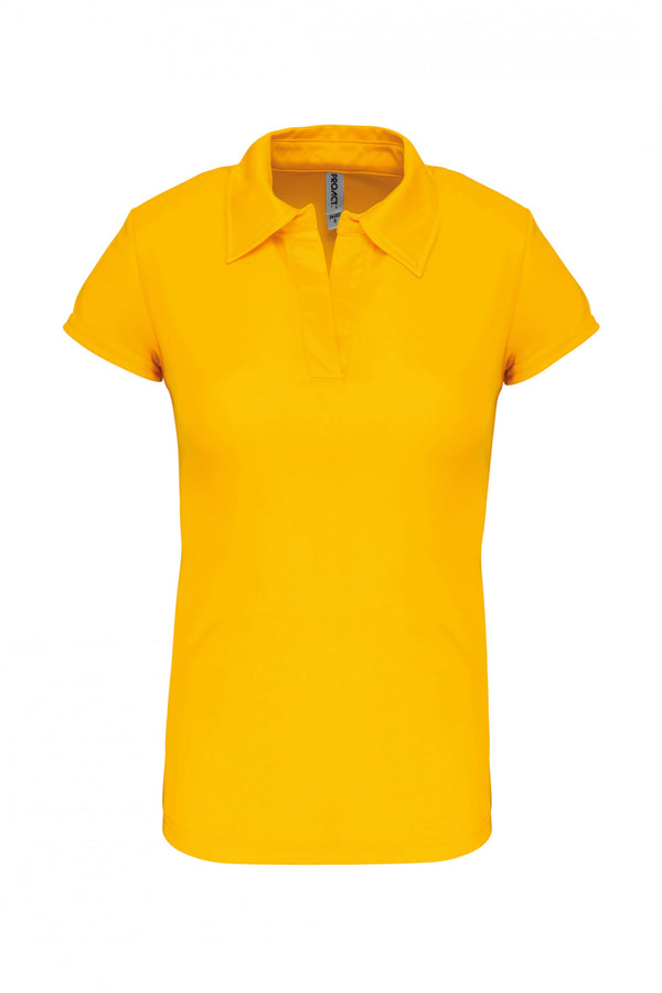 POLO DE SENHORA DE DESPORTO-True Amarelo-XS-RAG-Tailors-Fardas-e-Uniformes-Vestuario-Pro