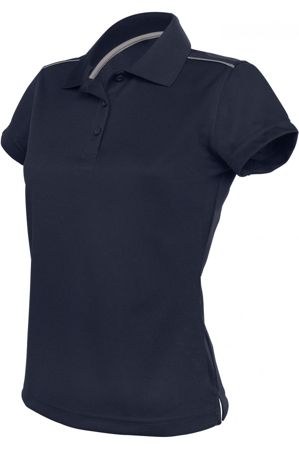 POLO DE SENHORA DE MANGA CURTA-Sporty Azul Marinho-XS-RAG-Tailors-Fardas-e-Uniformes-Vestuario-Pro
