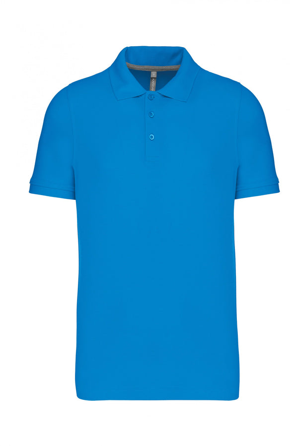 POLO MALHA VISEU MANGA CURTA 220 Gms-Tropical Blue-S-RAG-Tailors-Fardas-e-Uniformes-Vestuario-Pro
