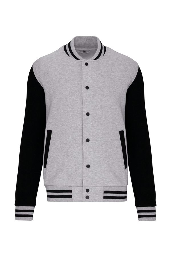 Blusão Teddy de Criança-Cinzento Oxford / Preto-6/8 Anos-RAG-Tailors-Fardas-e-Uniformes-Vestuario-Pro