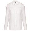 Camisa piloto de homem de manga comprida-Branco-S-RAG-Tailors-Fardas-e-Uniformes-Vestuario-Pro