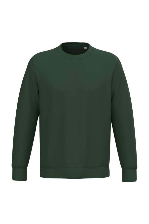 Sweatshirt Ecológica com Decote Redondo Unissexo-Verde Floresta-2XS-RAG-Tailors-Fardas-e-Uniformes-Vestuario-Pro