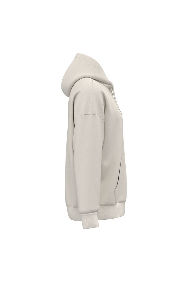 Sweatshirt Eco-responsável com Fecho e Capuz Oversize Unissexo-RAG-Tailors-Fardas-e-Uniformes-Vestuario-Pro