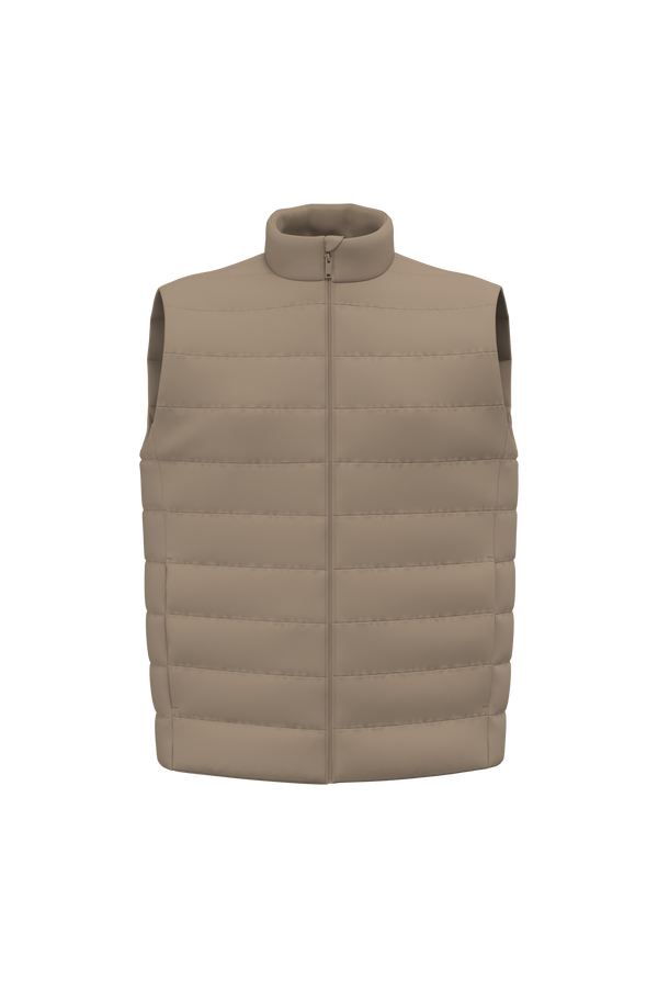 Colete Eco-responsável Acolchoado Homem-Madeira Flutuante-S-RAG-Tailors-Fardas-e-Uniformes-Vestuario-Pro