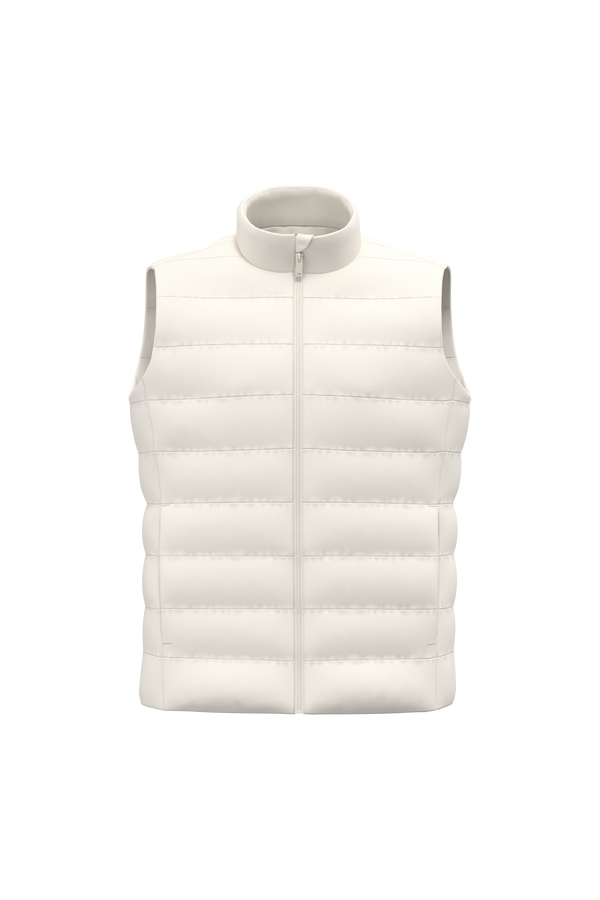 Colete Eco-responsável Acolchoado de Senhora-Marfim-XS-RAG-Tailors-Fardas-e-Uniformes-Vestuario-Pro