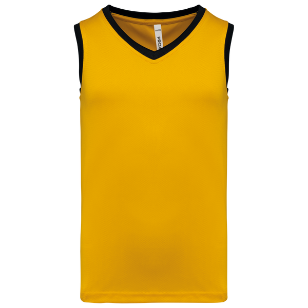 T-shirt de Basquetebol de Criança-Amarelo Desportivo / Preto-4/6 Anos-RAG-Tailors-Fardas-e-Uniformes-Vestuario-Pro