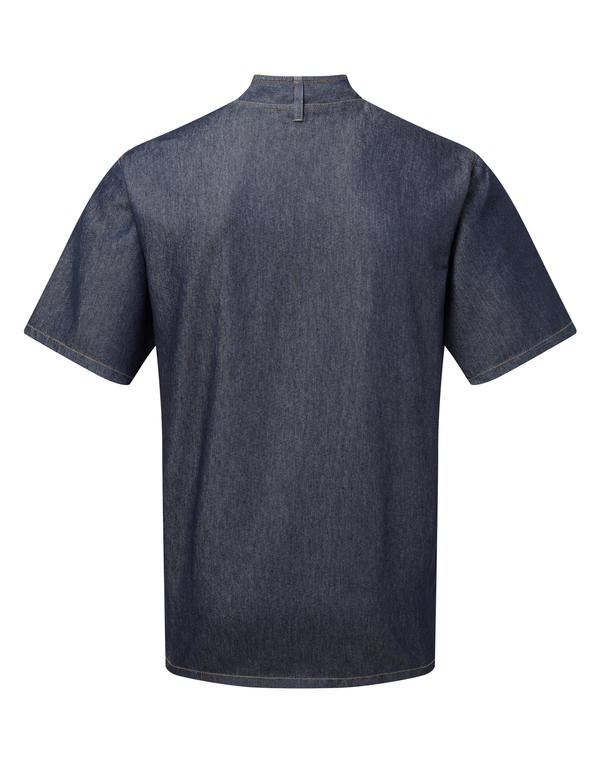 Jaleca de Cozinha com Fecho Unissexo-RAG-Tailors-Fardas-e-Uniformes-Vestuario-Pro