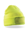 Gorro com Patch Thinsulate™ em Material Reciclado-Amarelo Fluorescente-Único-RAG-Tailors-Fardas-e-Uniformes-Vestuario-Pro