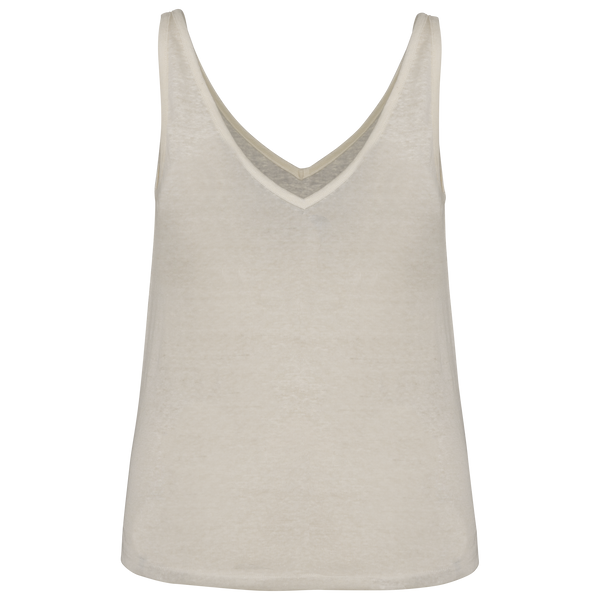 Top em Linho de Senhora-Marfim-XS-RAG-Tailors-Fardas-e-Uniformes-Vestuario-Pro