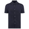 Camisa Manga Curta Linho Homem-Azul Marinho-S-RAG-Tailors-Fardas-e-Uniformes-Vestuario-Pro
