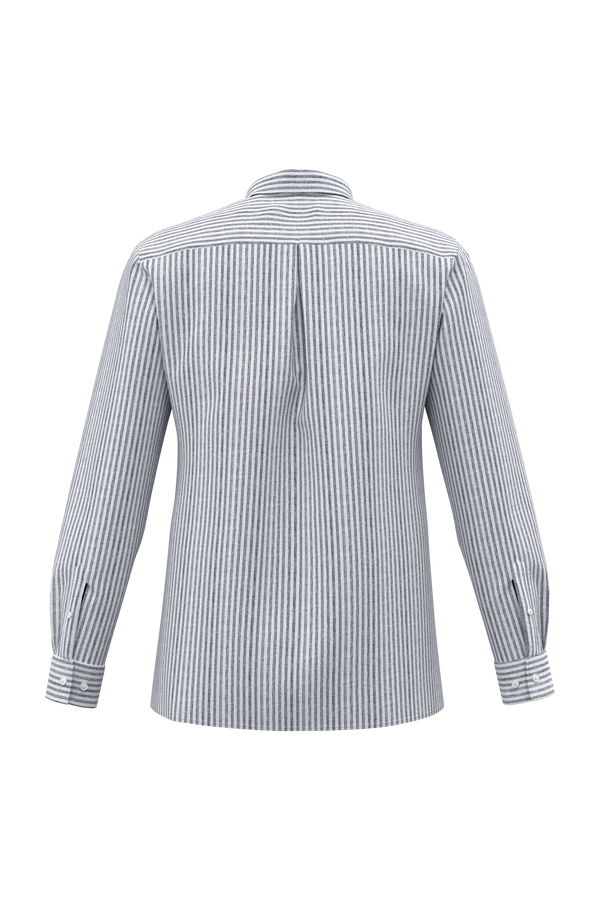Camisa às Riscas em Linho de Homem-RAG-Tailors-Fardas-e-Uniformes-Vestuario-Pro