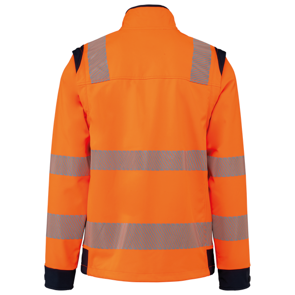 Laranja Hi Viz / Azul Marinho