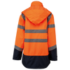 Laranja Hi Viz / Azul Marinho