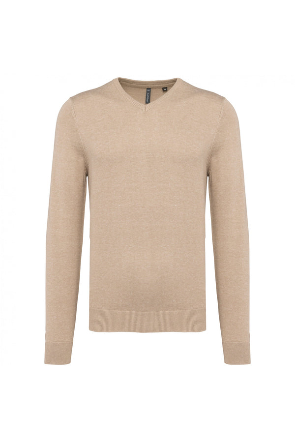 PULLOVER Genebra Homem decote em V-Bege-S-RAG-Tailors-Fardas-e-Uniformes-Vestuario-Pro