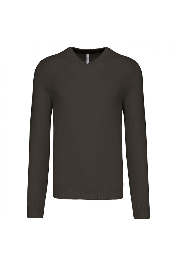 PULLOVER Genebra Homem decote em V-Dark Grey-S-RAG-Tailors-Fardas-e-Uniformes-Vestuario-Pro