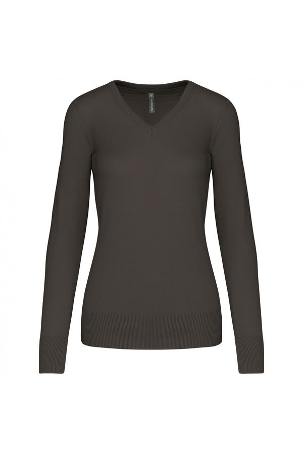 PULLOVER Genebra de Senhora decote em V-Dark Grey-XS-RAG-Tailors-Fardas-e-Uniformes-Vestuario-Pro