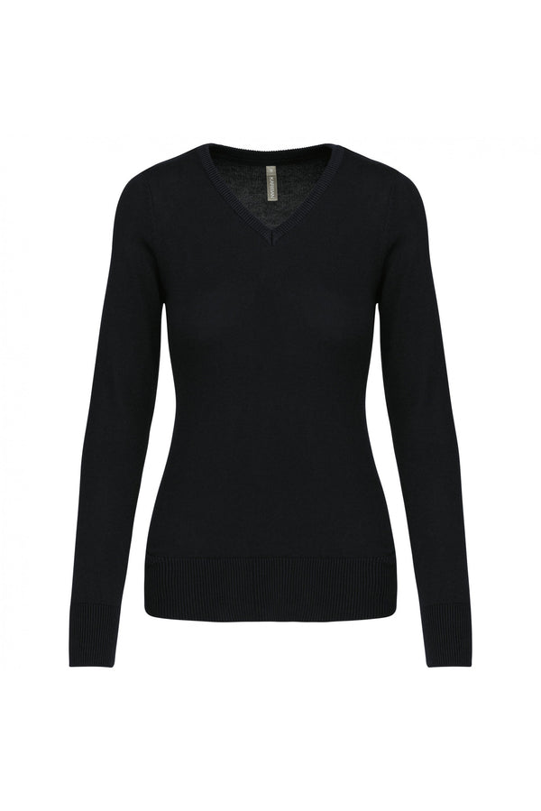PULLOVER Genebra de Senhora decote em V-Preto-XS-RAG-Tailors-Fardas-e-Uniformes-Vestuario-Pro