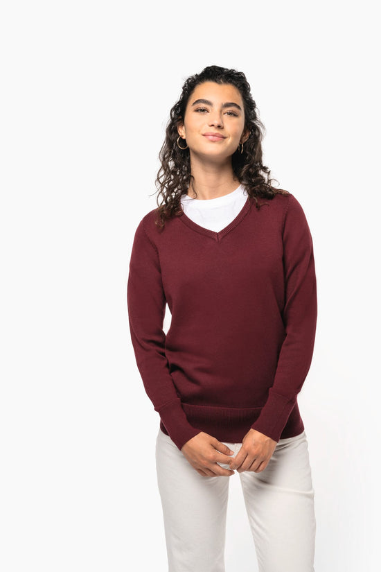 PULLOVER Genebra de Senhora decote em V-RAG-Tailors-Fardas-e-Uniformes-Vestuario-Pro