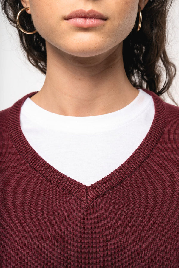 PULLOVER Genebra de Senhora decote em V-RAG-Tailors-Fardas-e-Uniformes-Vestuario-Pro